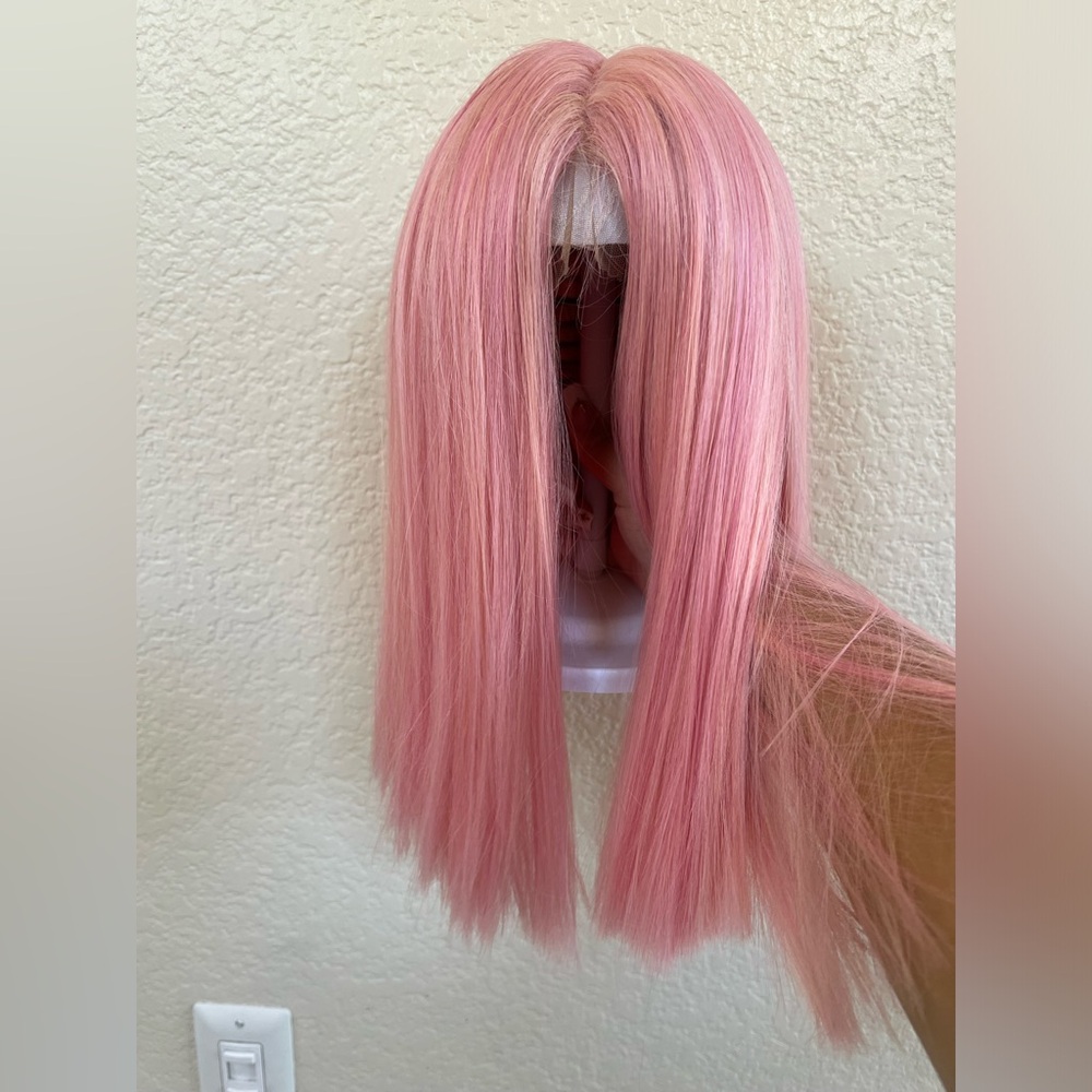 Pink Straight Hair Wig
